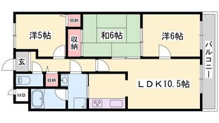 ラフェスタ大塩の物件間取画像